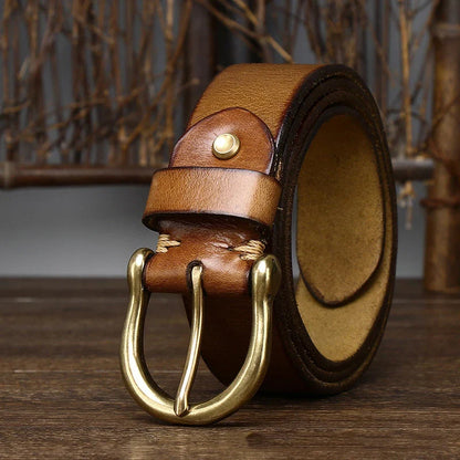 Genuine Leather Western Belt