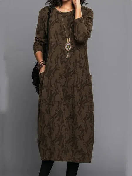 Comfortable Casual Dress with Side Pockets