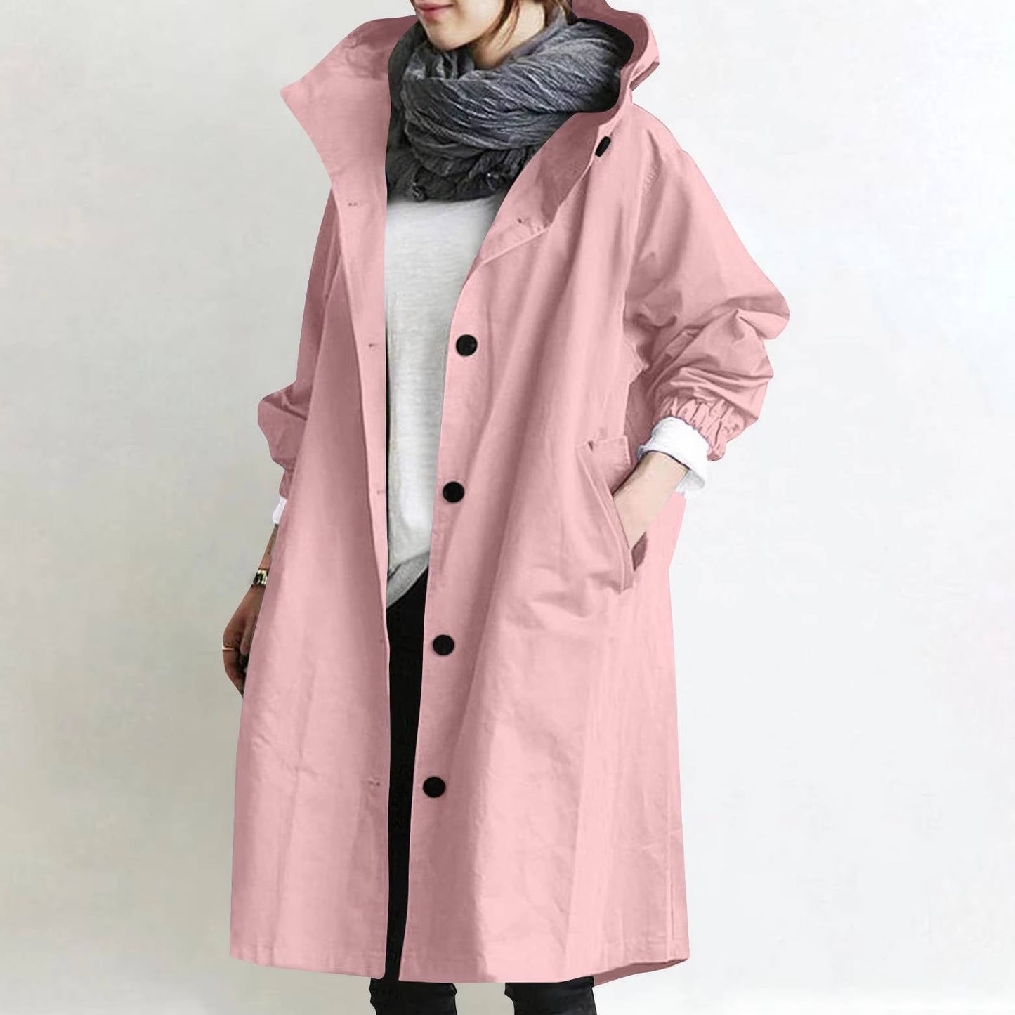 Large Size Ladies Raincoat Waterproof Jacket