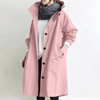 Large Size Ladies Raincoat Waterproof Jacket
