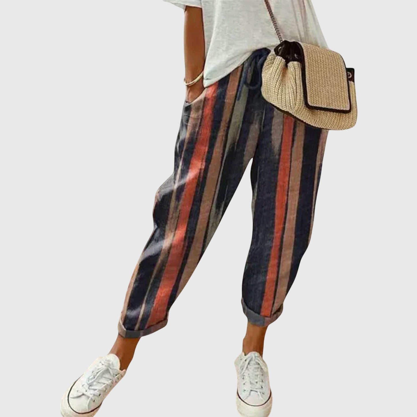 Soft Cotton Casual Trousers - Vossary
