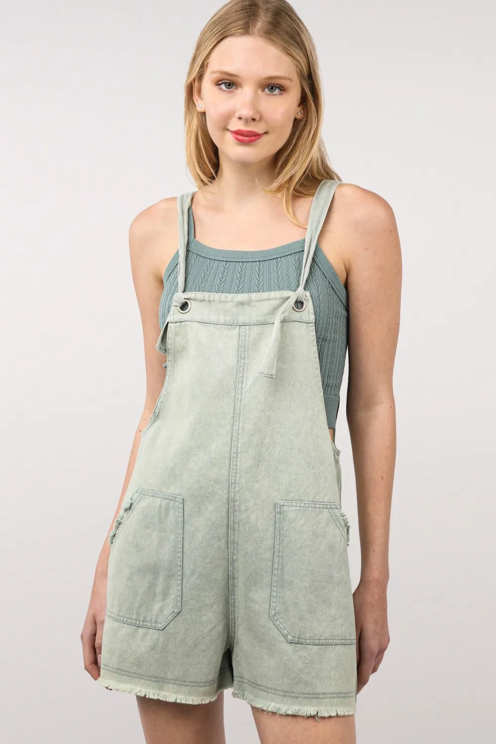 Ripped Distressed Denim Overall Jeans - EasyApparels