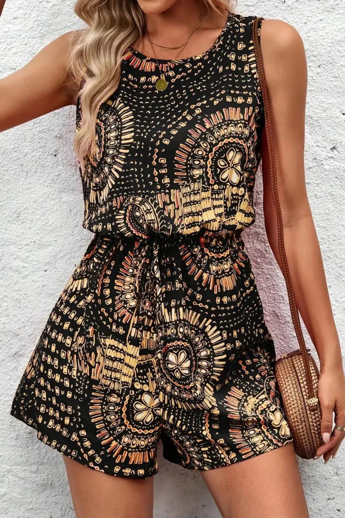 Vibrant Flower Print Off Shoulder Jumpsuit