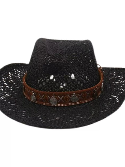 Rustic Western Style Cowboy Hat