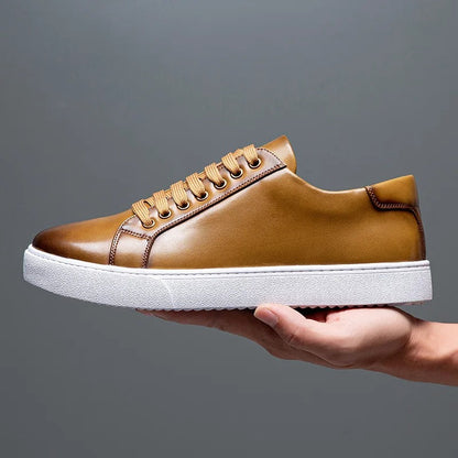 Leather Men's Sneaker Shoes