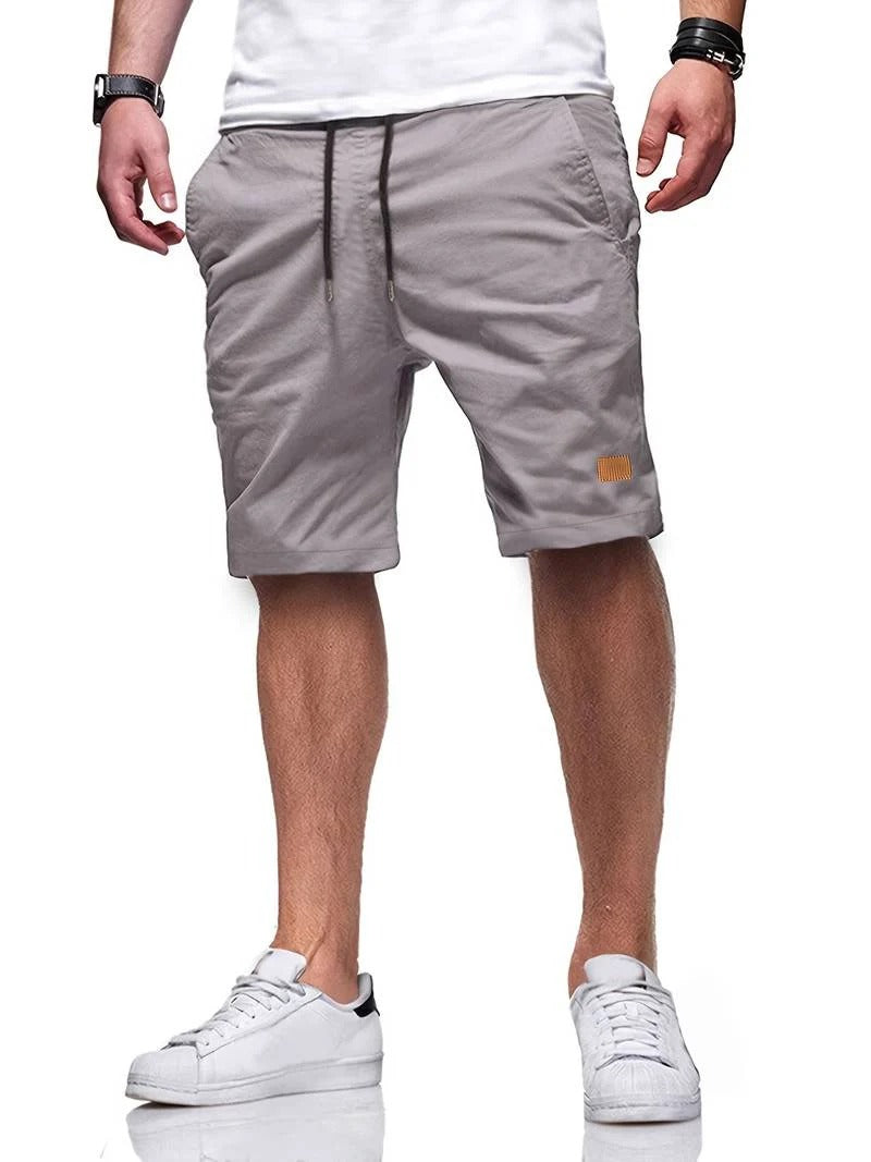 Elastic Waist Casual Shorts
