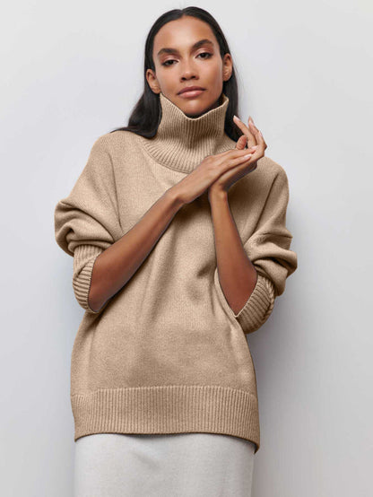 Warm Comfortable Oversized Women's Pullover Sweater