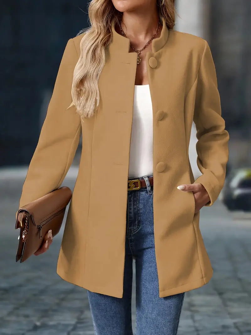 Ladies' Classic Winter Parka with Fall Pattern
