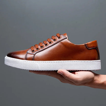 Leather Men's Sneaker Shoes