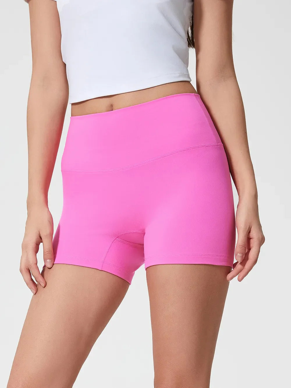 Comfortable High Waisted Athletic Shorts