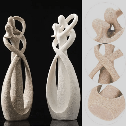Unique Heart Shaped Art Sculpture