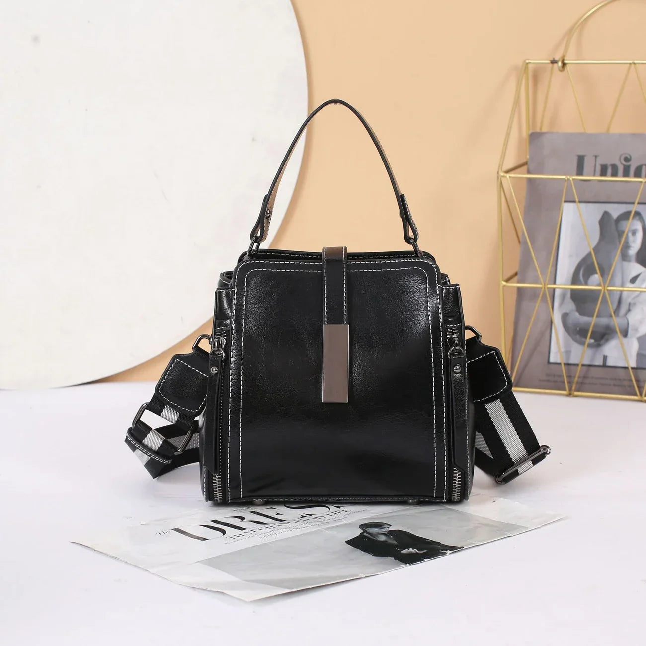 Classic Women's Leather Tote Bag