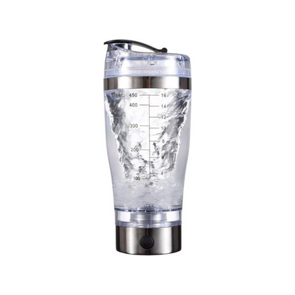 Electric Protein Shake Bottle (450 ml) - VoltMix-The Livary