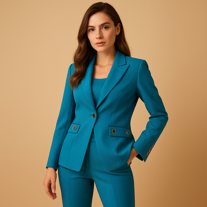 Classic 2 Piece Women's Suit Set - Vossary