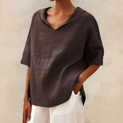 Lightweight Breathable Summer Linen Top