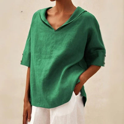 Lightweight Breathable Summer Linen Top