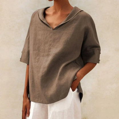 Lightweight Breathable Summer Linen Top