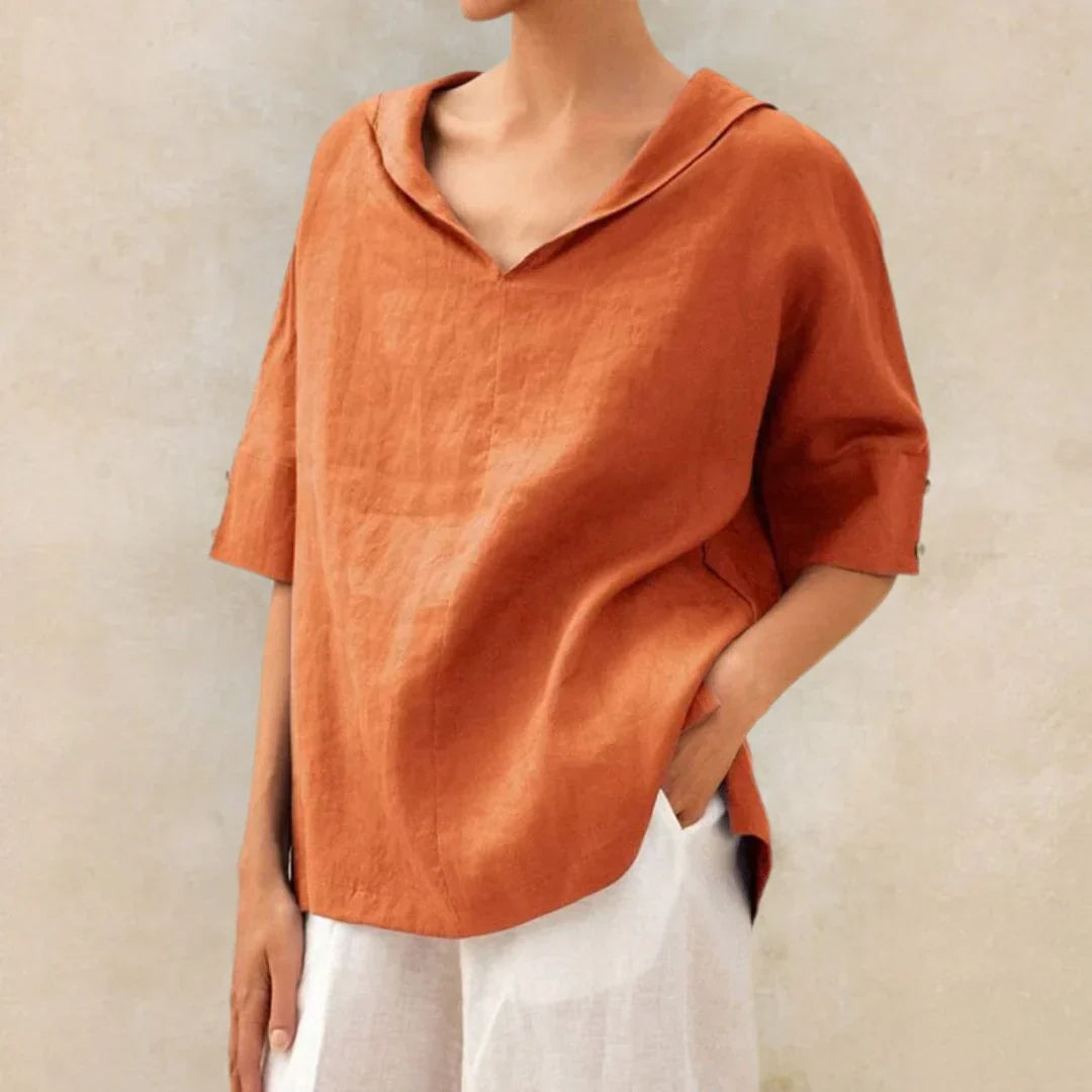 Lightweight Breathable Summer Linen Top