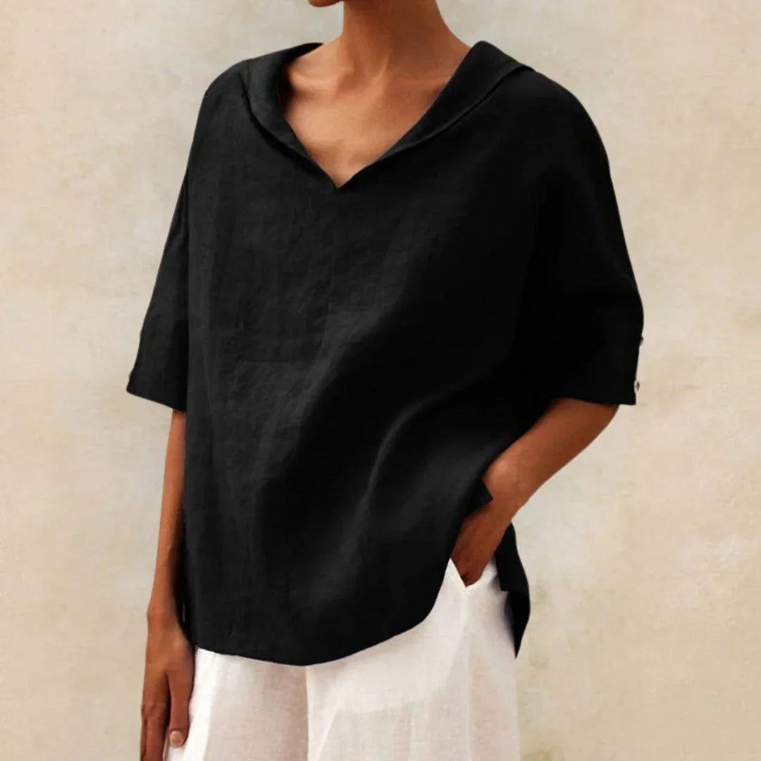 Lightweight Breathable Summer Linen Top