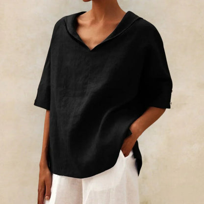 Lightweight Breathable Summer Linen Top