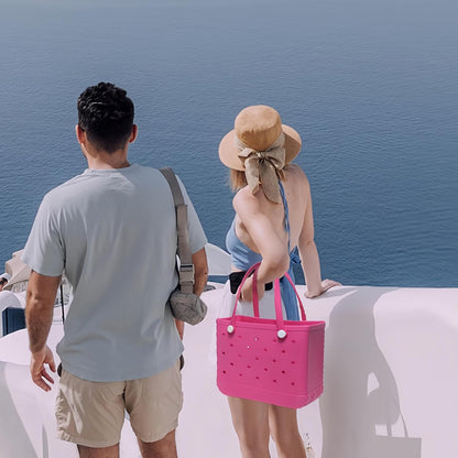 Breathable Mesh Summer Beach Tote Bag