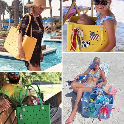 Breathable Mesh Summer Beach Tote Bag