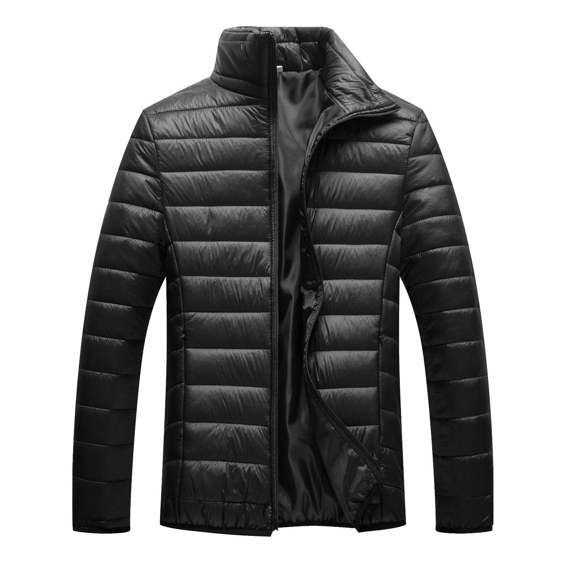 Warm Mens Down Filled Quilted Jacket Casual - Luxicro