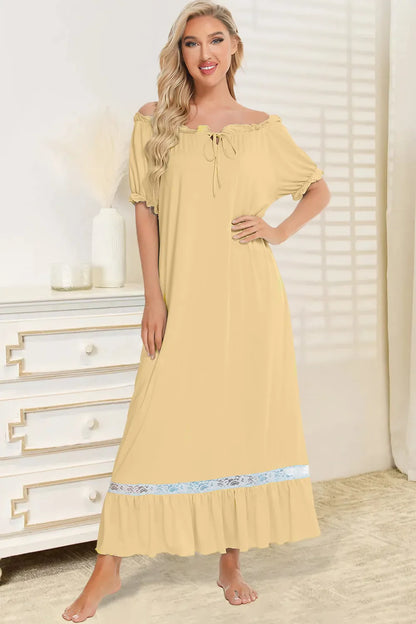 Pretty Ruffled Casual Summer Dress