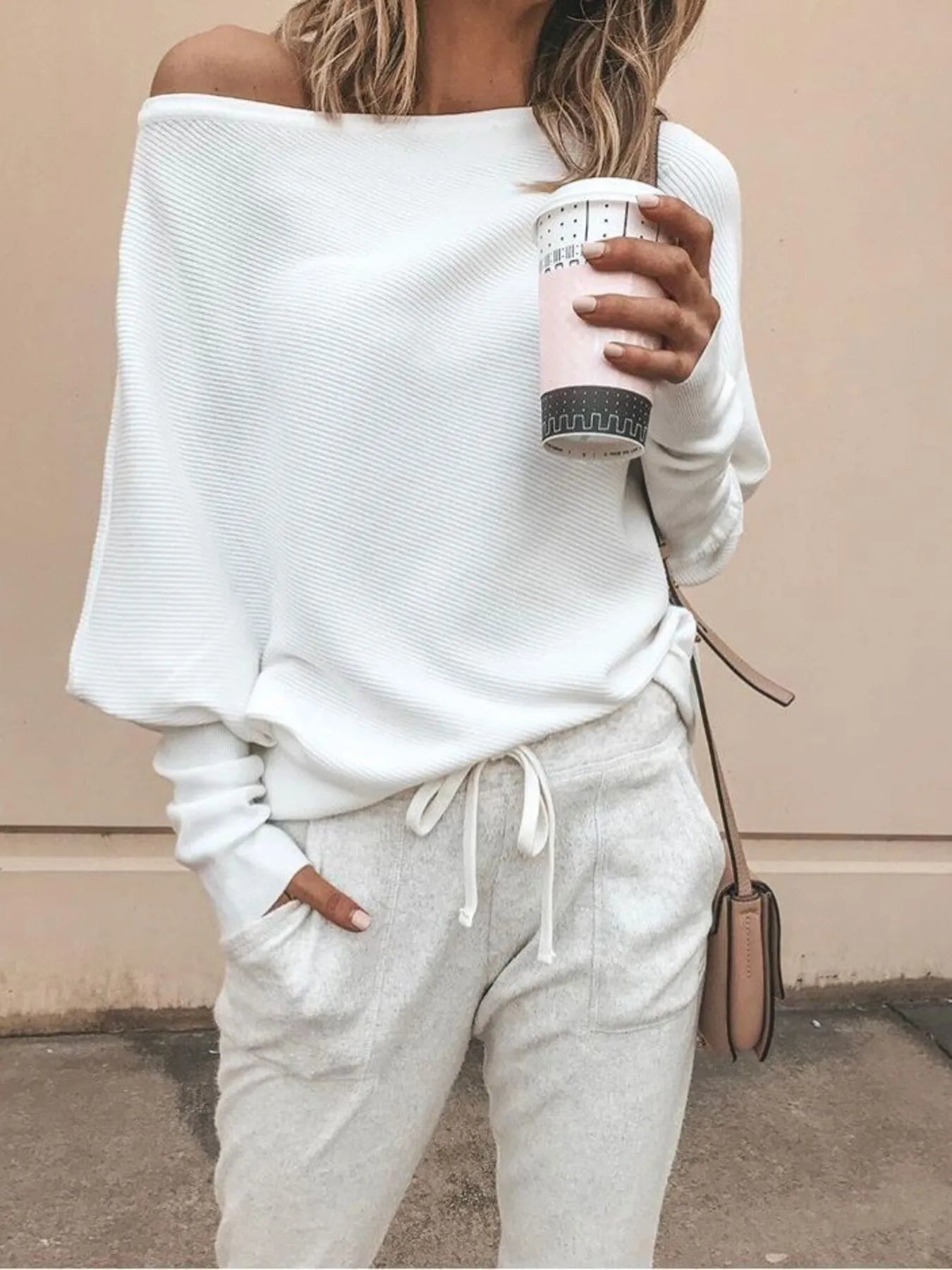 Oversized Asymmetric Knit Sweater for Women - EasyApparels