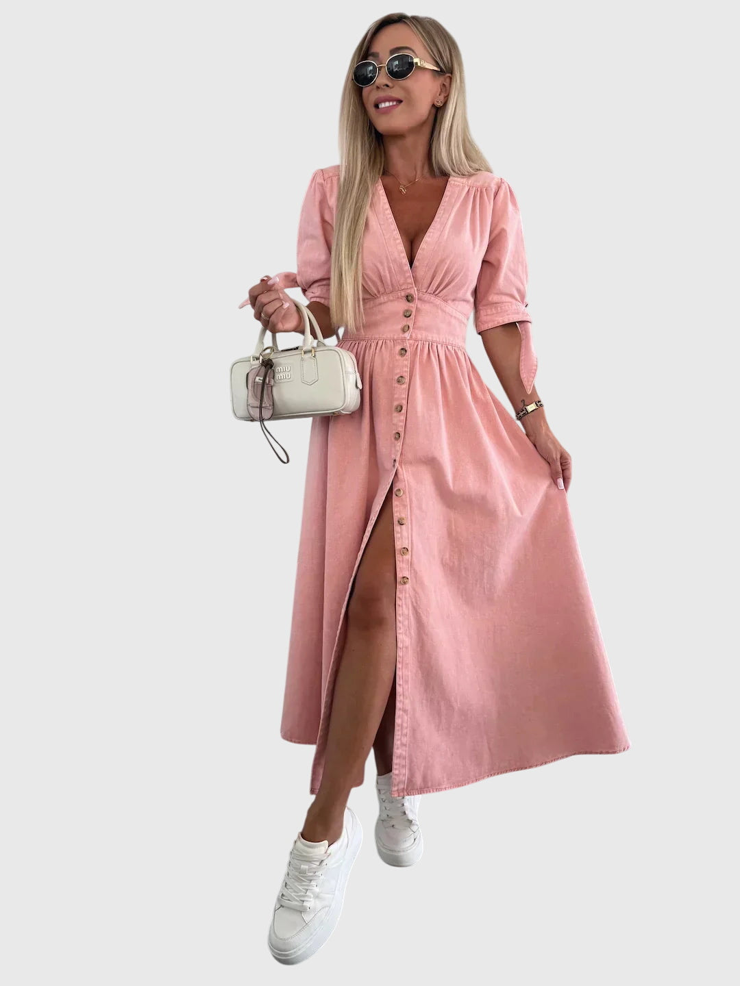 Classic Blue Jeans Dress
