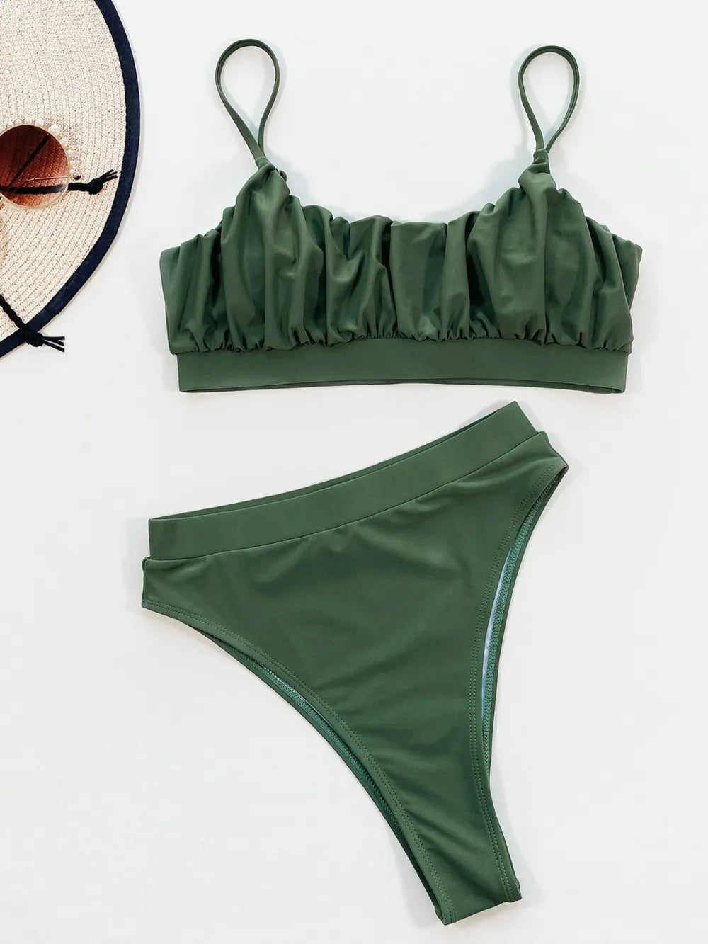 Flexible Fit Ruffled Bikini Swimwear Set - EasyApparels