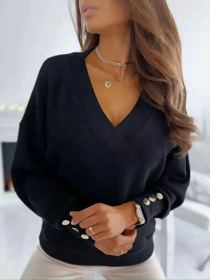 Comfortable Crew Neck Fleece Sweatshirt