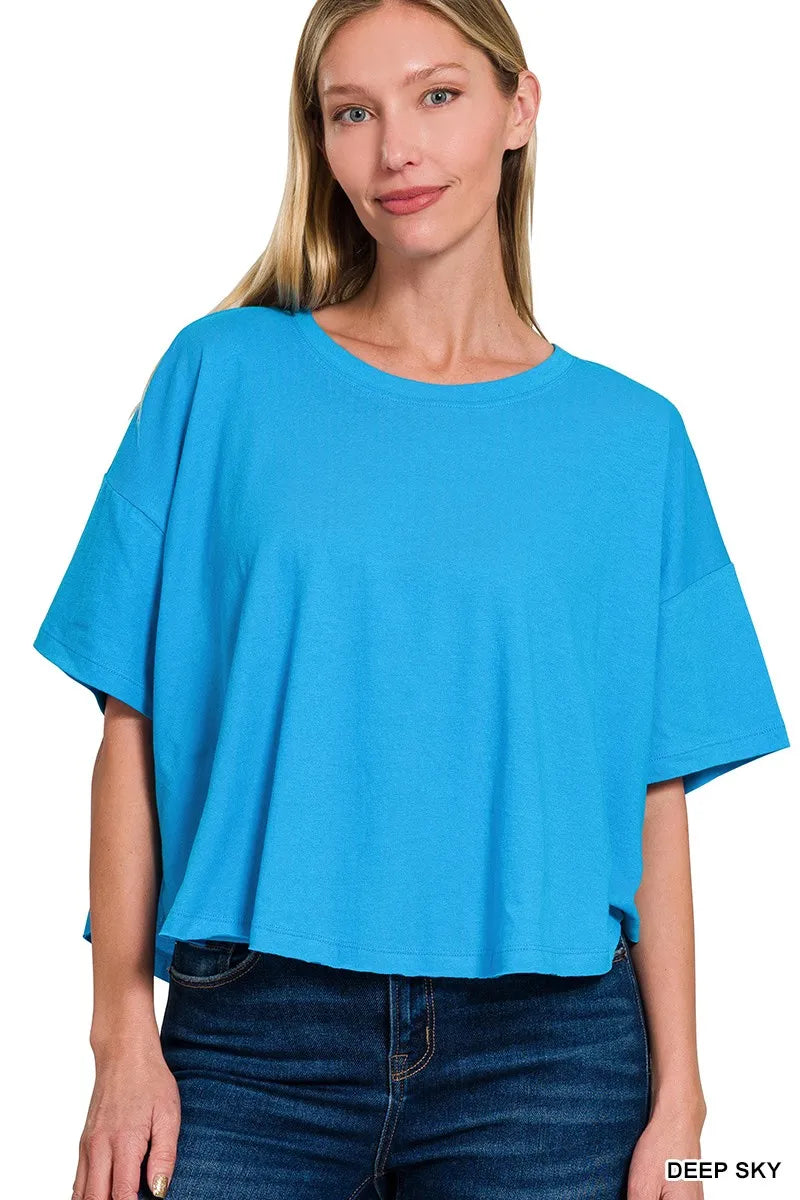 Comfortable Casual Crew Neck Tee Shirt - EasyApparels