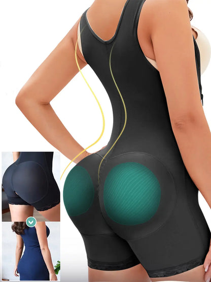 High Waist Smoothing Full Figure Shapewear - EasyApparels