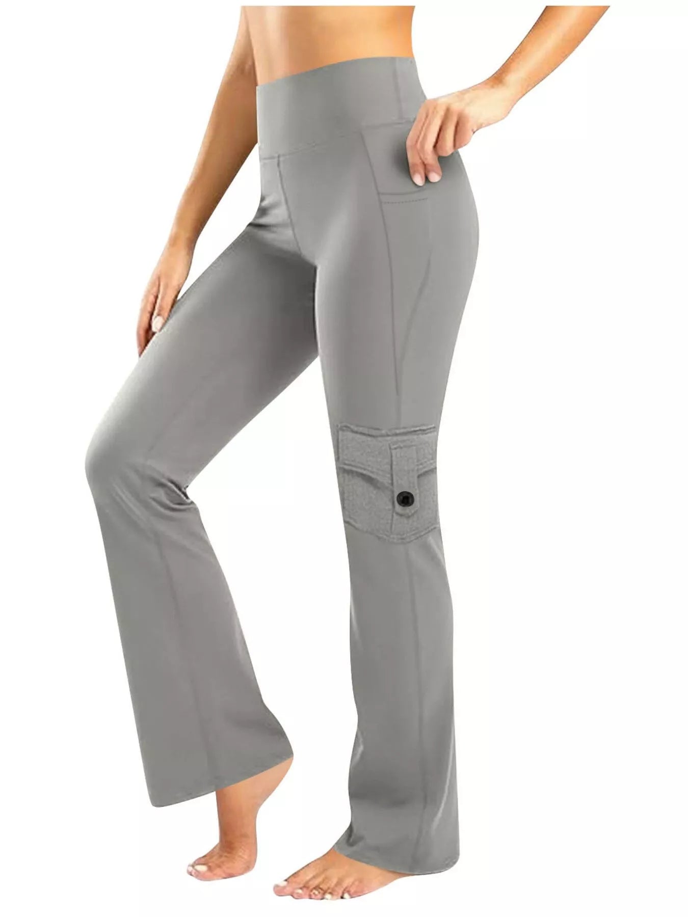 Comfortable Yoga Pants with Side Pockets