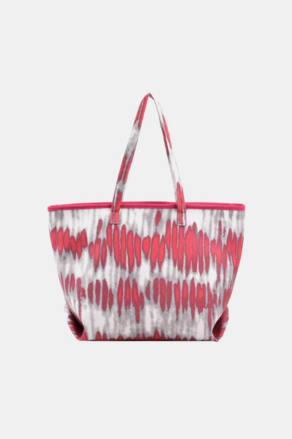 Fashionable Faux Leather Shopping Bag