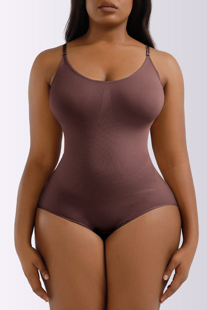 Comfortable Fit Bodysuit with Spaghetti Straps - EasyApparels
