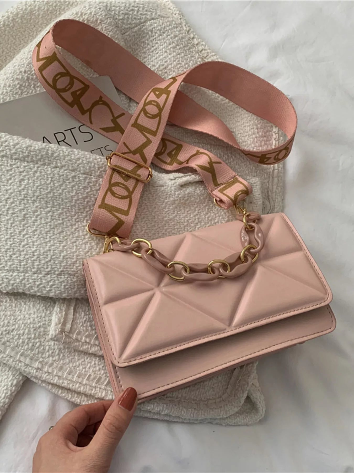 Padded Versatile Strap Cross Body Purse