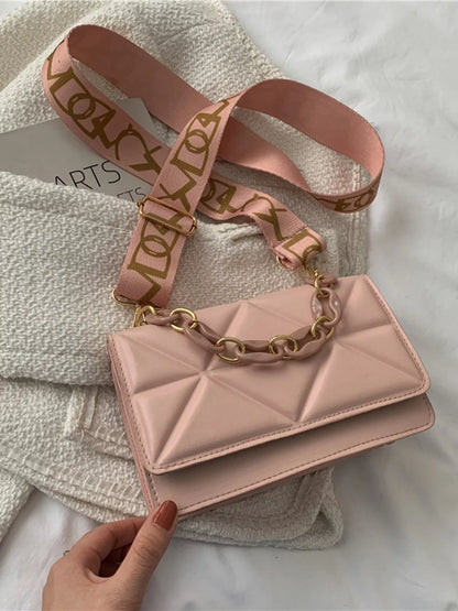 Padded Versatile Strap Cross Body Purse