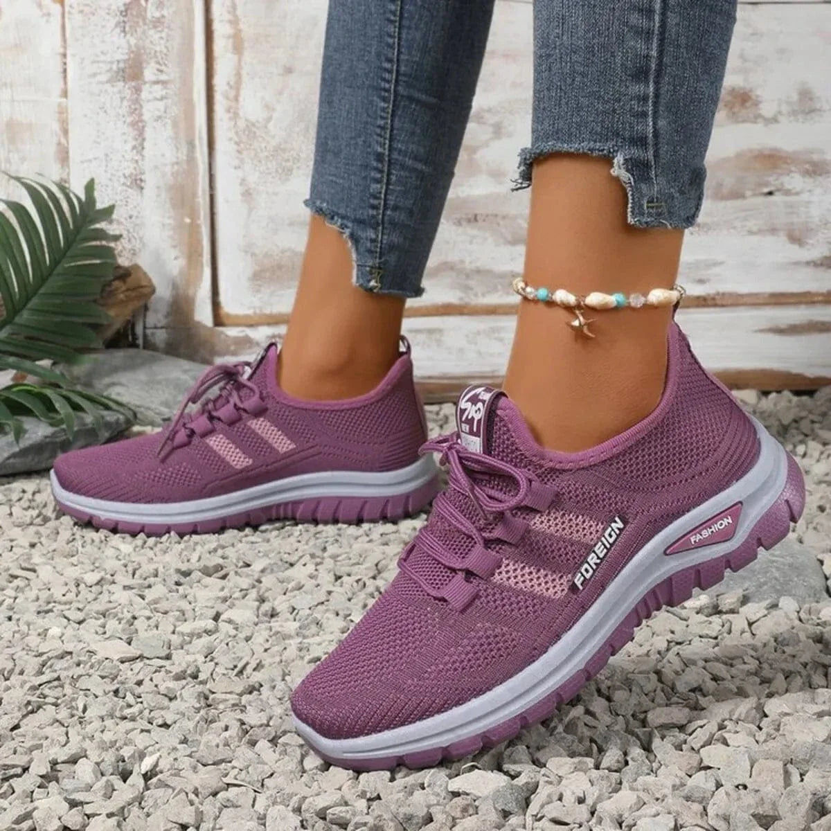 Lightweight Airy Sports Running Shoe