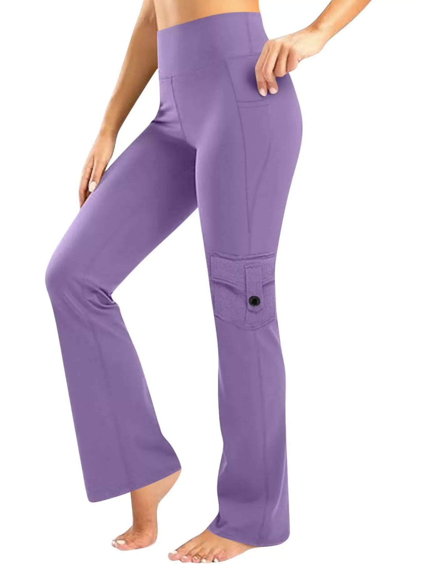 Comfortable Yoga Pants with Side Pockets