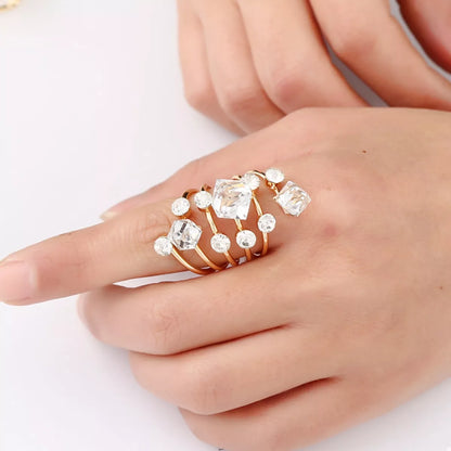 Luxurious Triple Layer Gold Plated Ring - EasyApparels