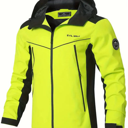 Rainproof Sports Jacket with Reflective Strips