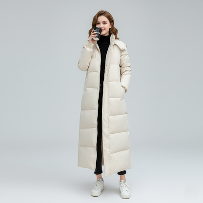 Thick Fuzzy Down Parka Coat - EasyApparels