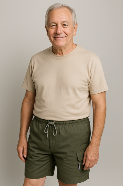 Comfortable Mens Cargo Shorts with Multiple Pockets - Luxicro