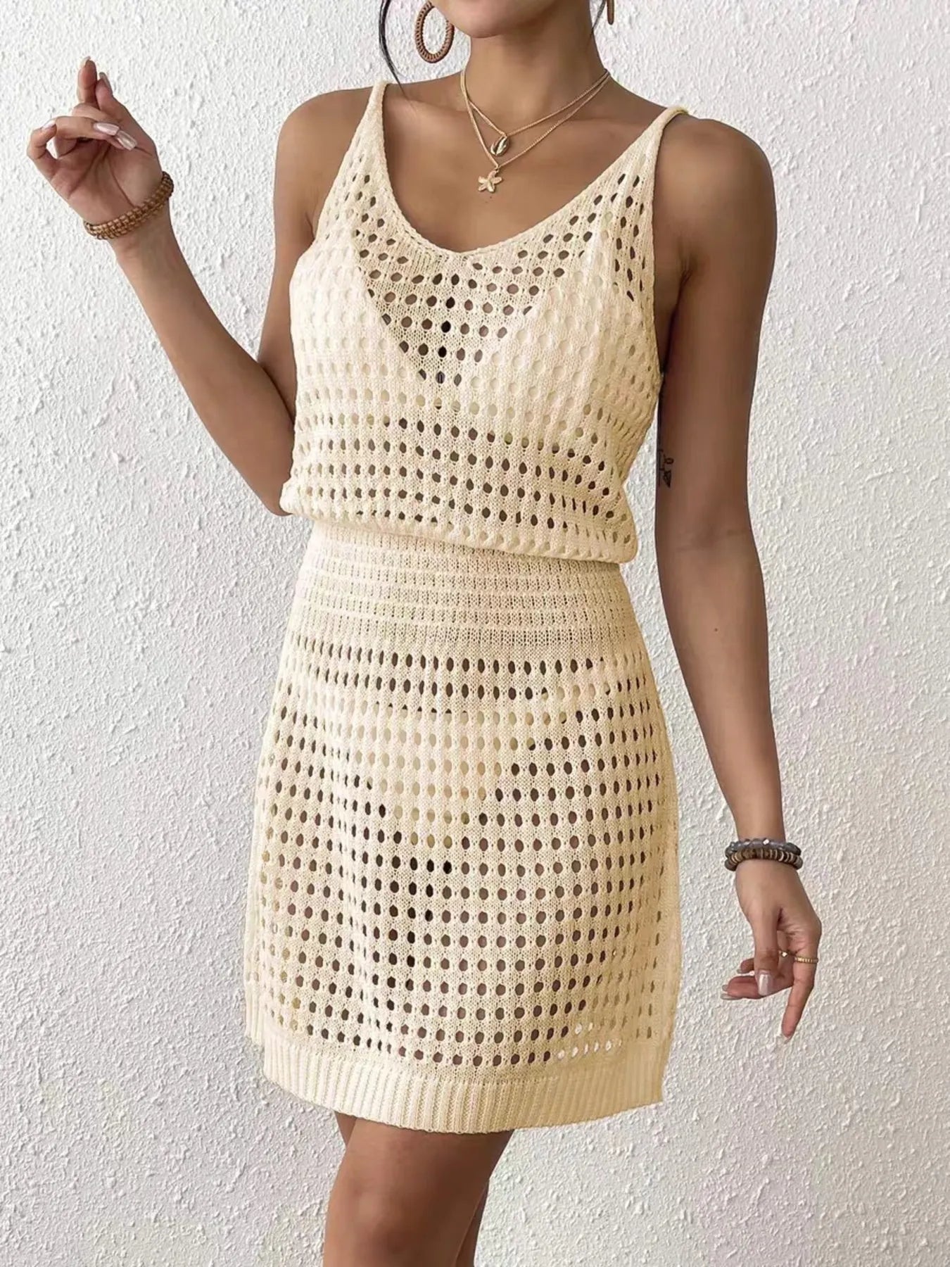Boho Chic Open Front Summer Dress