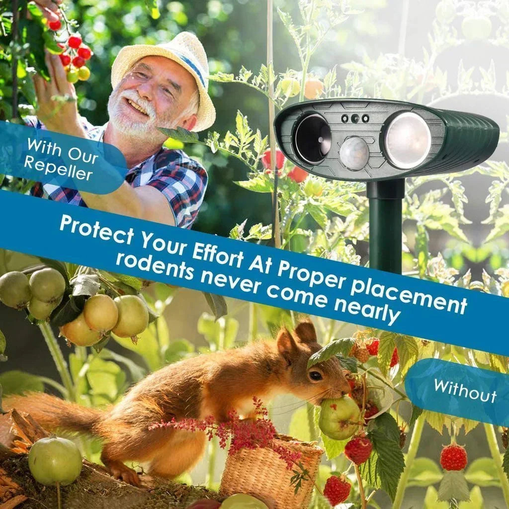 Outdoor Solar Powered Pest Repellent Device