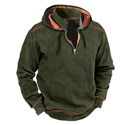 Casual Hoodie Sweatshirt for Men - Soft Cotton Blend