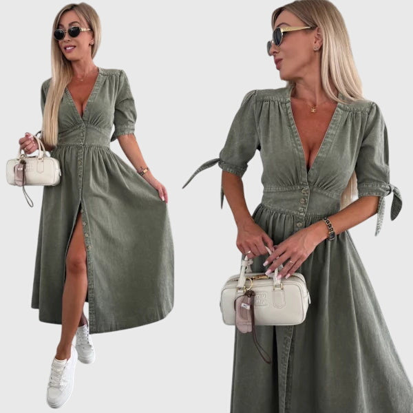 Classic Blue Jeans Dress