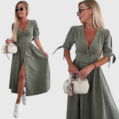 Classic Blue Jeans Dress